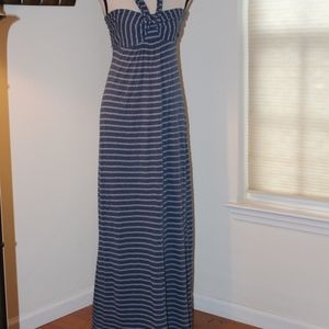 Splendid 2 way  maxi dress blue and light blue .....